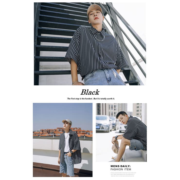 ストライプ シャツ 韓国 品番 Stmm Shoowtime ショウタイム のメンズファッション通販 Shoplist ショップリスト