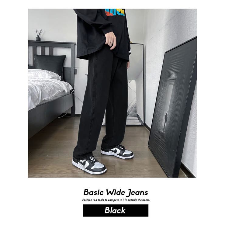 ワイドパンツ デニム メンズ | Shoowtime | 詳細画像5 