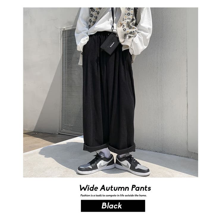 ワイドパンツ メンズ ゆったり 品番 Stmm Shoowtime ショウタイム のメンズファッション 通販 Shoplist ショップリスト