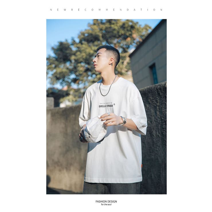 tシャツ メンズ 韓国ファッション[品番：STMM0000344