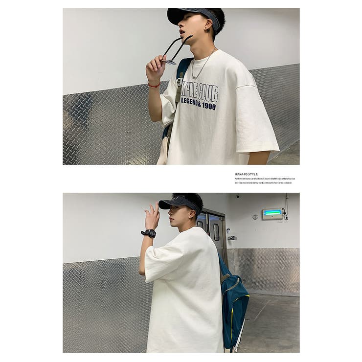 man 韓国 ソウル ポップアップ Tシャツ 白 L 61ncpzflr+L.jpg