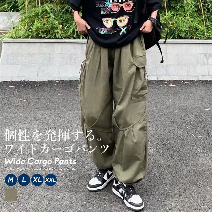 ワイド カーゴパンツ メンズ[品番：STMM0000600]｜Shoowtime（ショウ