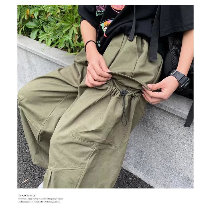 ワイド カーゴパンツ メンズ[品番：STMM0000600]｜Shoowtime（ショウ