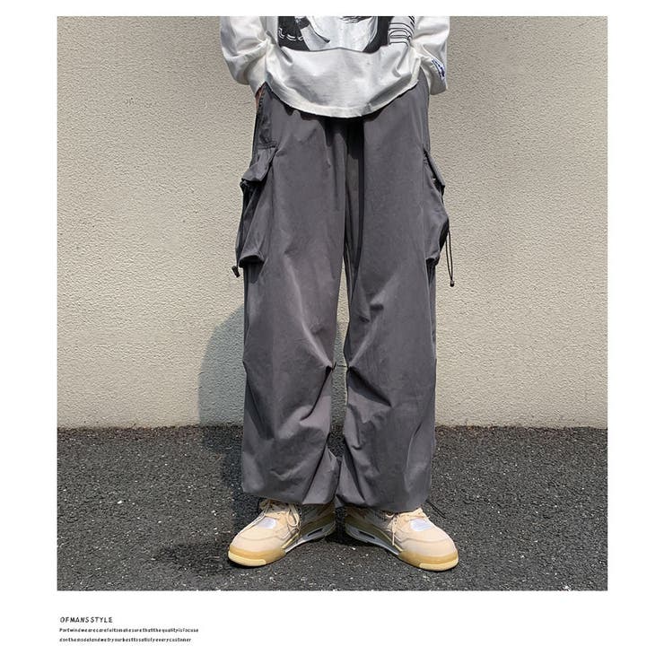 ワイド カーゴパンツ メンズ[品番：STMM0000623]｜Shoowtime