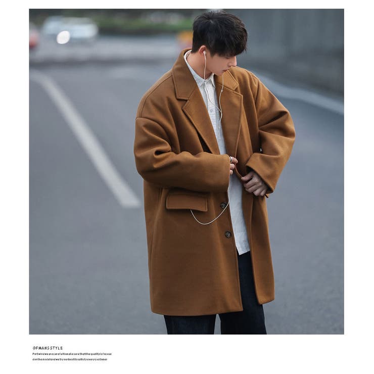 ISSEY MIYAKE MEN ブラウン チェスターコート M MONO-MART（モノマート） チェスターコート M ブラウン メンズ