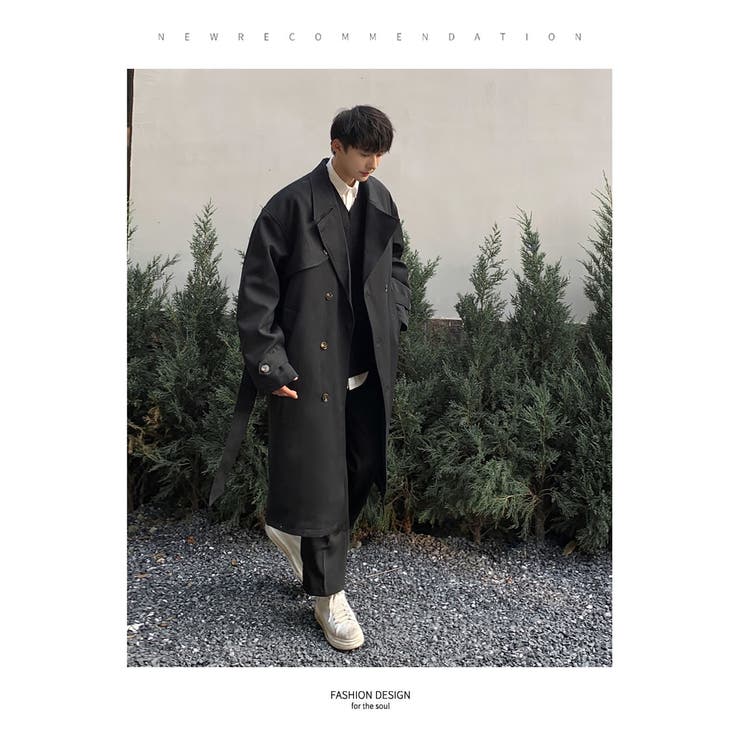 トレンチコート メンズ ビッグシルエット[品番：STMM0000660