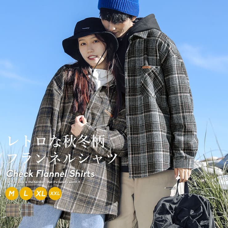 ペアルック フランネルシャツ チェックシャツ 品番 Stmm Shoowtime ショウタイム のメンズファッション通販 Shoplist ショップリスト