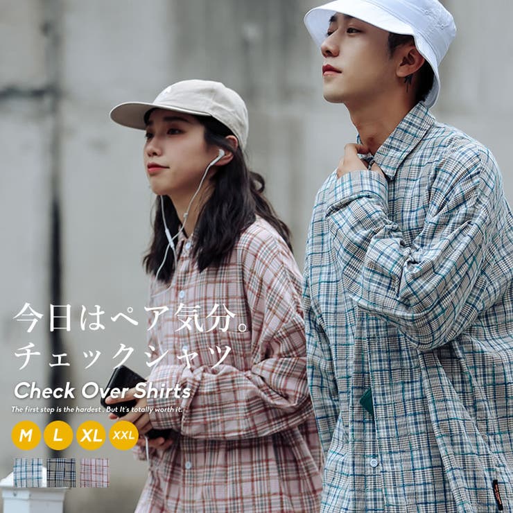 ペアルック チェックシャツ 韓国 品番 Stmm Shoowtime ショウタイム のメンズファッション通販 Shoplist ショップリスト