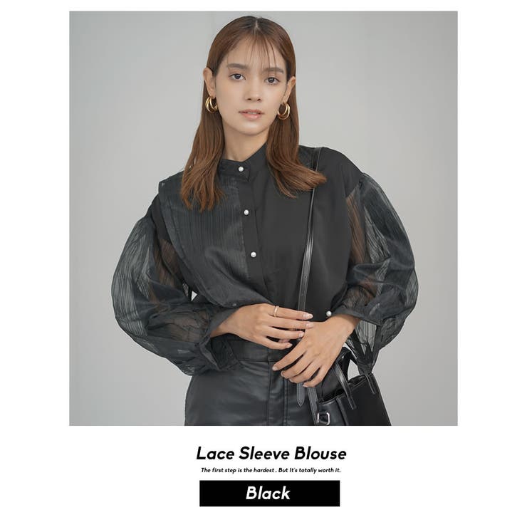 袖コンシャス ブラウス レース | Shoowtime | 詳細画像2 