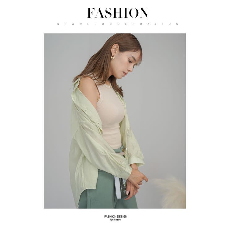 シアー シャツ 長袖トップス | Shoowtime | 詳細画像12 