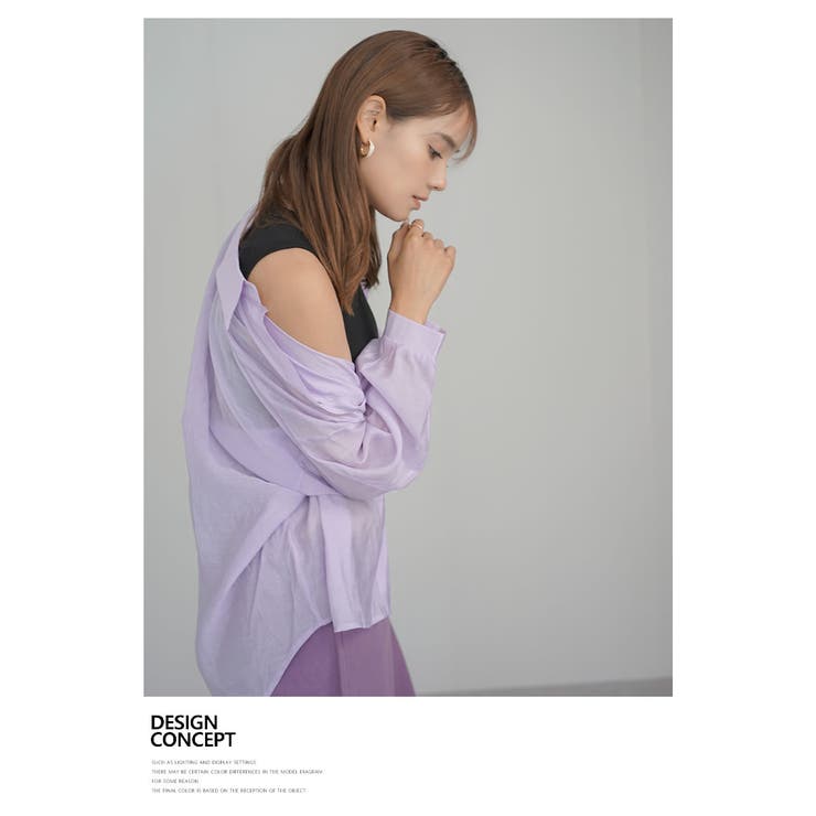 シアー シャツ 長袖トップス | Shoowtime | 詳細画像4 