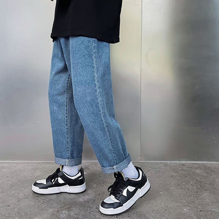 ブルー | アンクル丈 デニムパンツ メンズ | Shoowtime