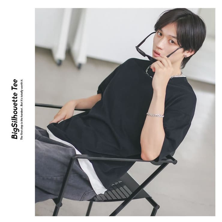 韓国ファッションtシャツメンズビッシルエット半袖無地ドロップショルダーオルチャンファッション韓国服デイリーコーデジェンダーレスkorea