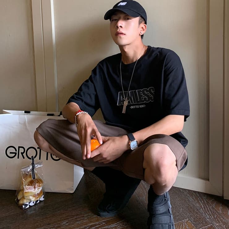 man 韓国 ポップアップ Tシャツ 黒 Mサイズ SAINT M×××××× - 【ラスト1点】[4月27日(土)10時発売!!] 【限定