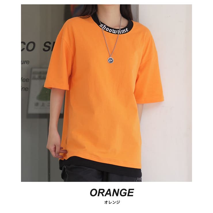 【メール便送料無料】レイヤードtシャツメンズリブネックデザインプリントビッグシルエット半袖韓国ストリートファッションおしゃれビッグtシャツオルチャンファッション綿100％コットン韓国服おうちコーデ