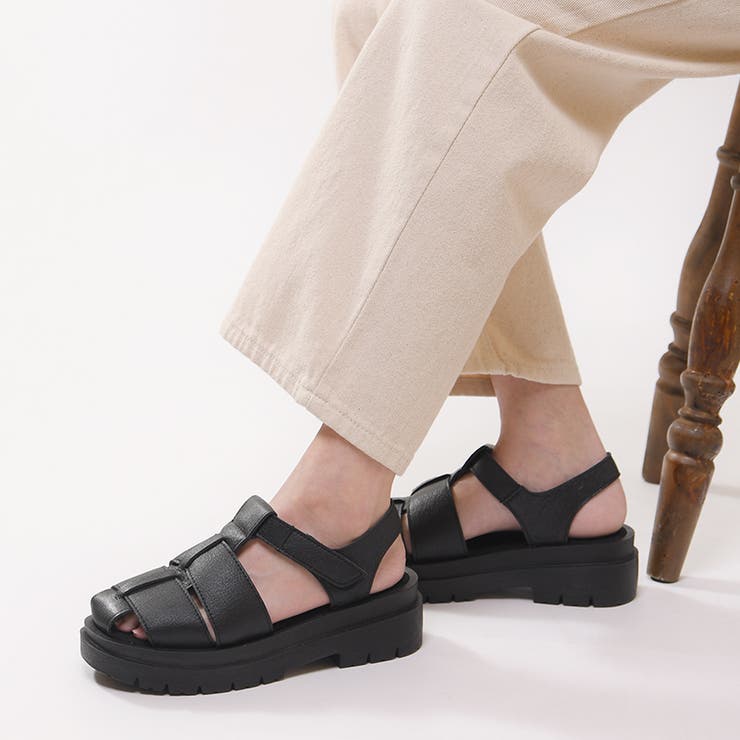 ブラック | サンダル 4E 幅広 | shop kilakila