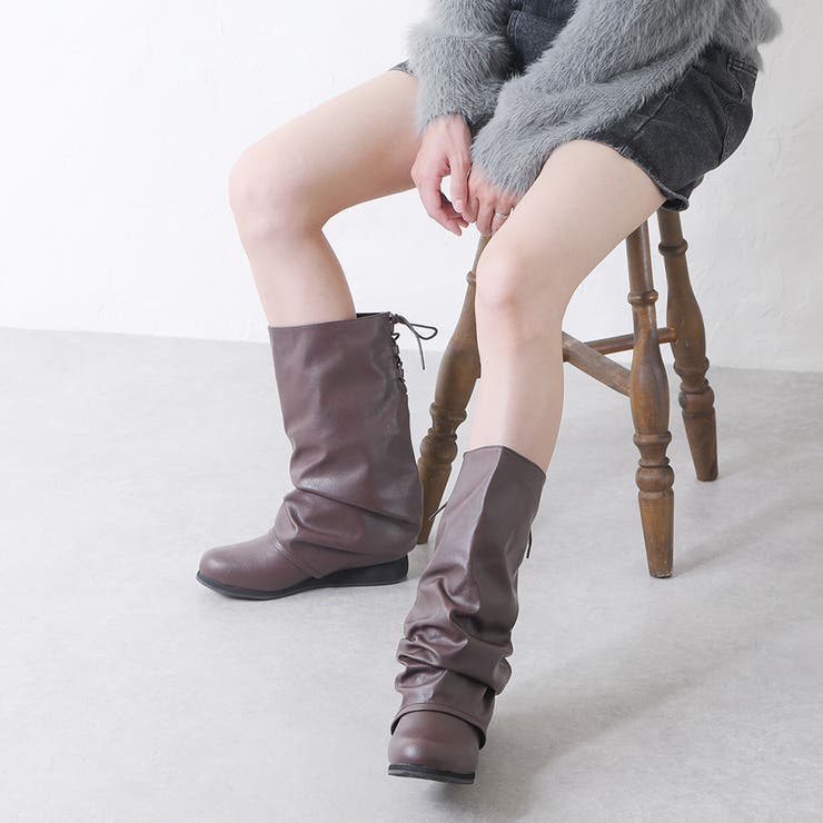 ロングブーツ レディース カバーブーツ[品番：KLAS0001834]｜shop  kilakila（ショップキラキラ）のレディースファッション通販｜SHOPLIST（ショップリスト）