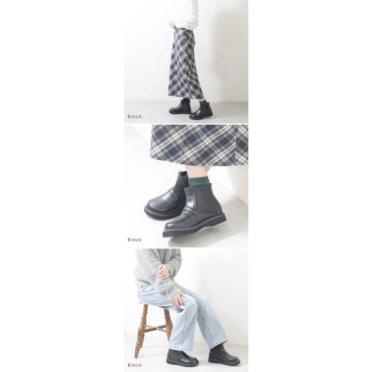 ショートブーツ レディース ローファーブーツ | shop kilakila | 詳細画像10 