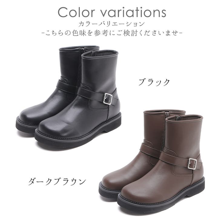 ショートブーツ レディース サイドジップ | shop kilakila | 詳細画像2 