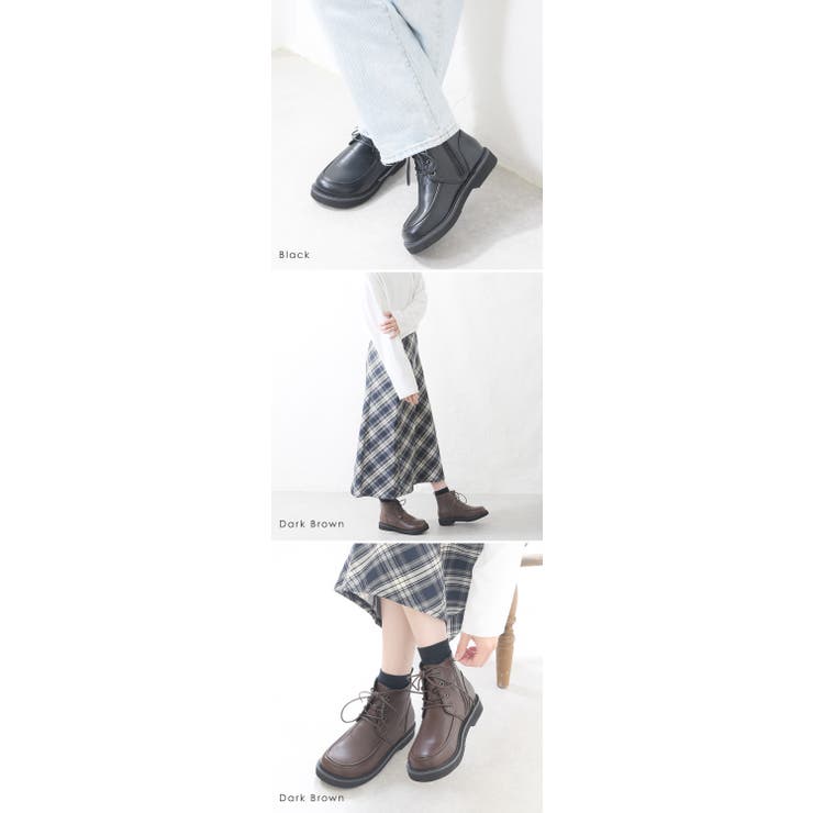 ショートブーツ レディース レースアップ | shop kilakila | 詳細画像10 