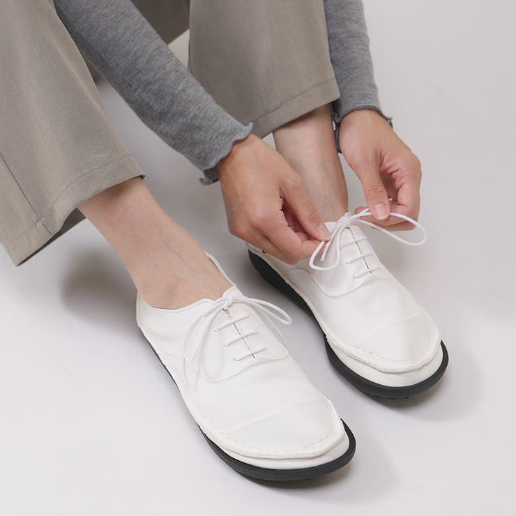 ホワイト | レースアップシューズ レディース 3E | shop kilakila