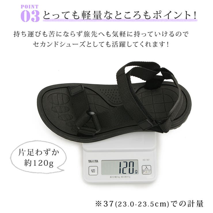 スポサン サンダル レディース | shop kilakila | 詳細画像11 