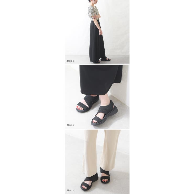 ふわさらニットサンダル サンダル レディース | shop kilakila | 詳細画像10 