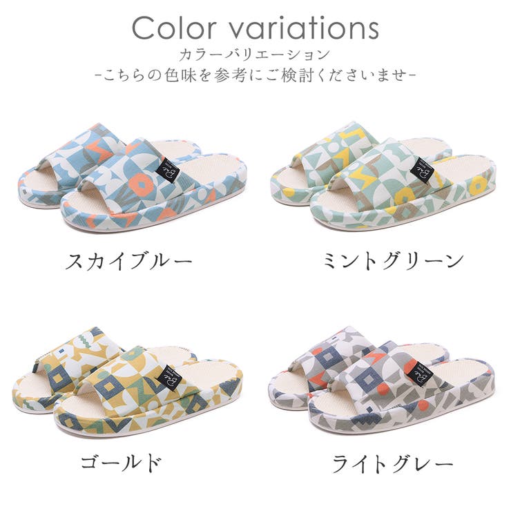 スリッパ レディース オープントゥ | shop kilakila | 詳細画像2 