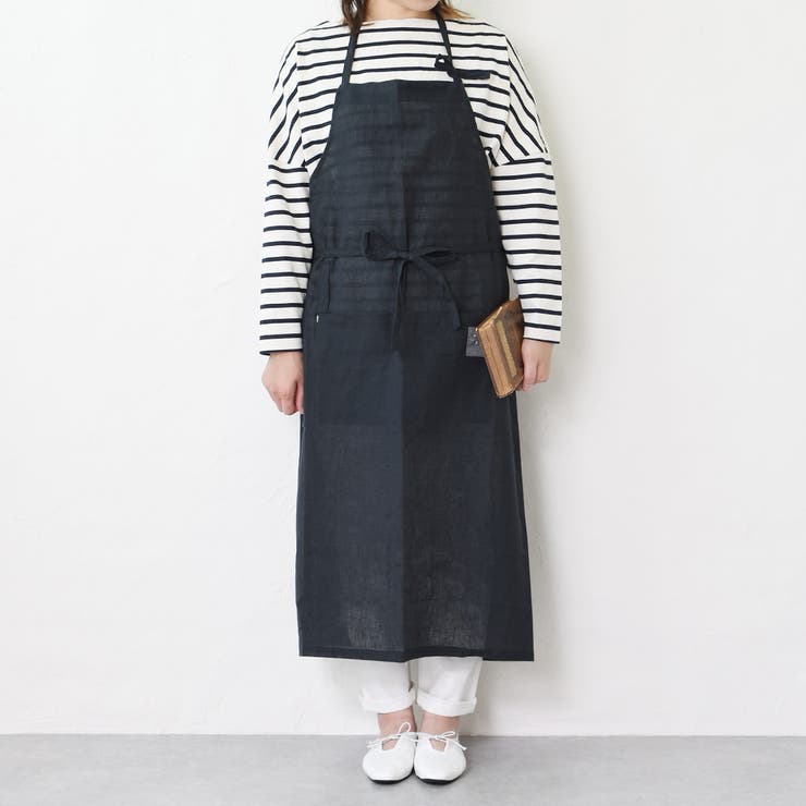 ブラック | エプロン おしゃれ カフェエプロン | shop kilakila