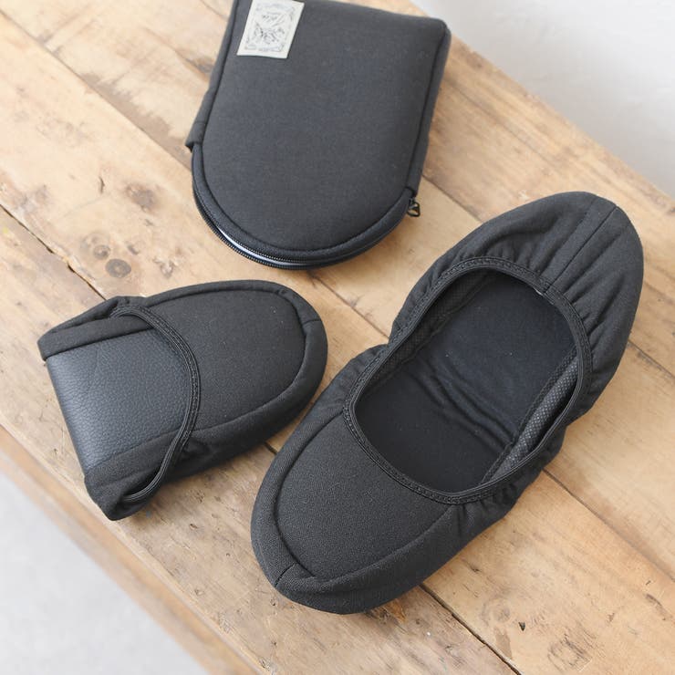 ブラック | スリッパ 学校行事用 折りたたみ | shop kilakila