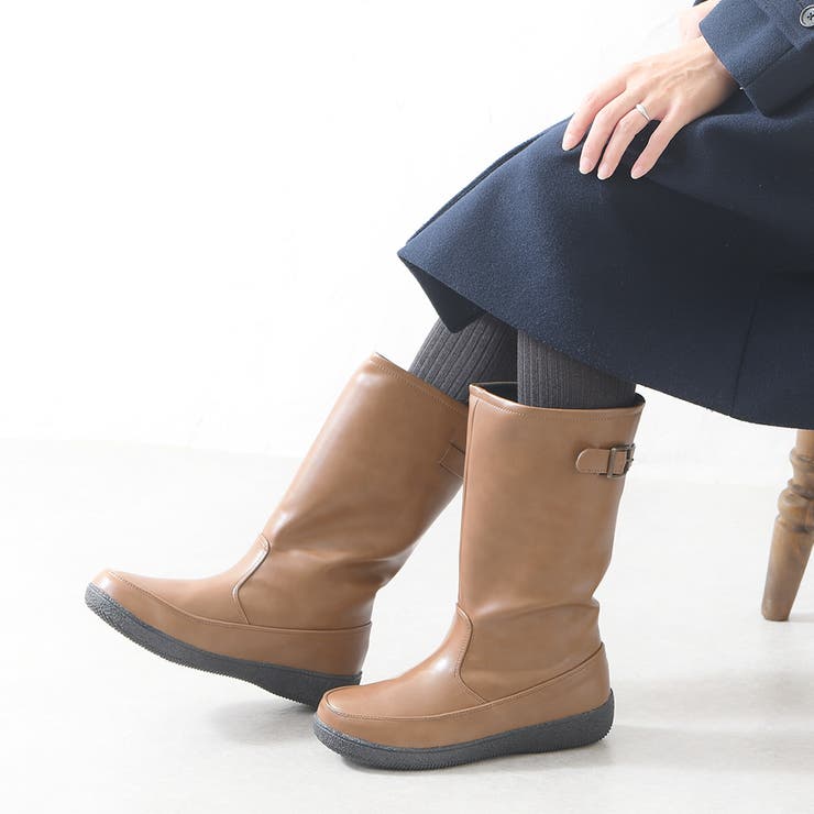 キャメル | ロングブーツ レディース ローヒール | shop kilakila