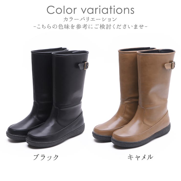 ロングブーツ レディース ローヒール | shop kilakila | 詳細画像2 