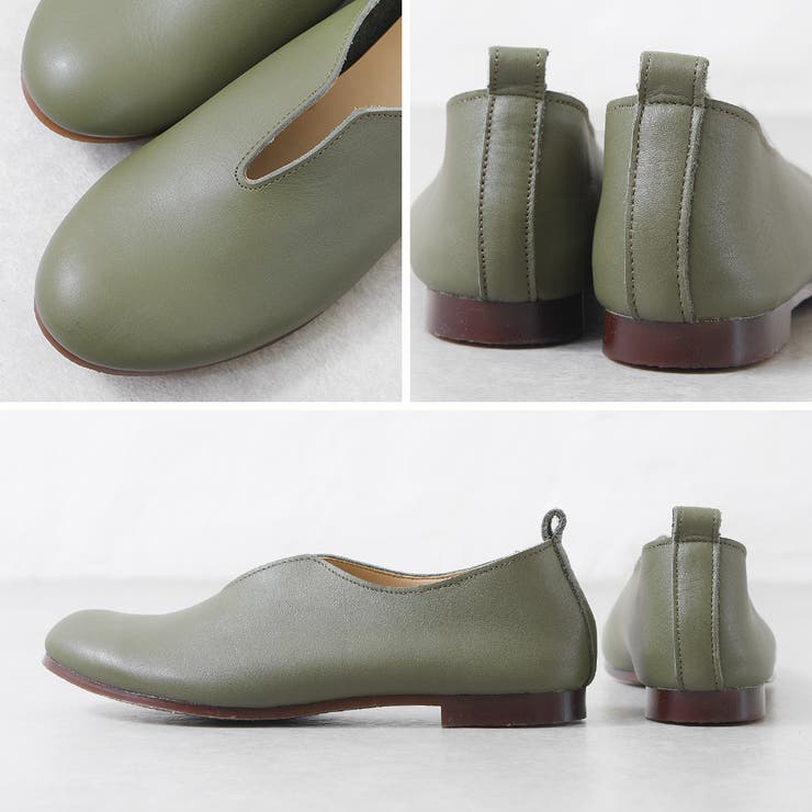 パンプス フラットシューズ ローヒール[品番：KLAS0003334