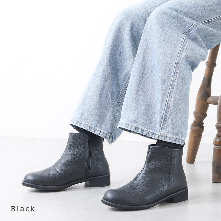ショートブーツ レディース 本革[品番：KLAS0003292]｜shop