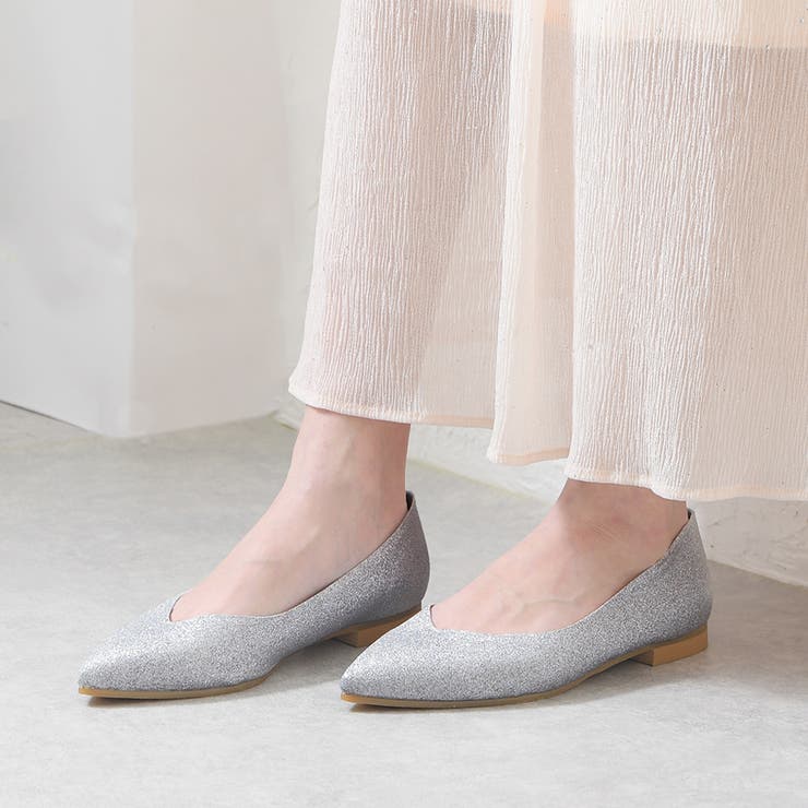 グリッターシルバー | パンプス レディース ポインテッドトゥ | shop kilakila