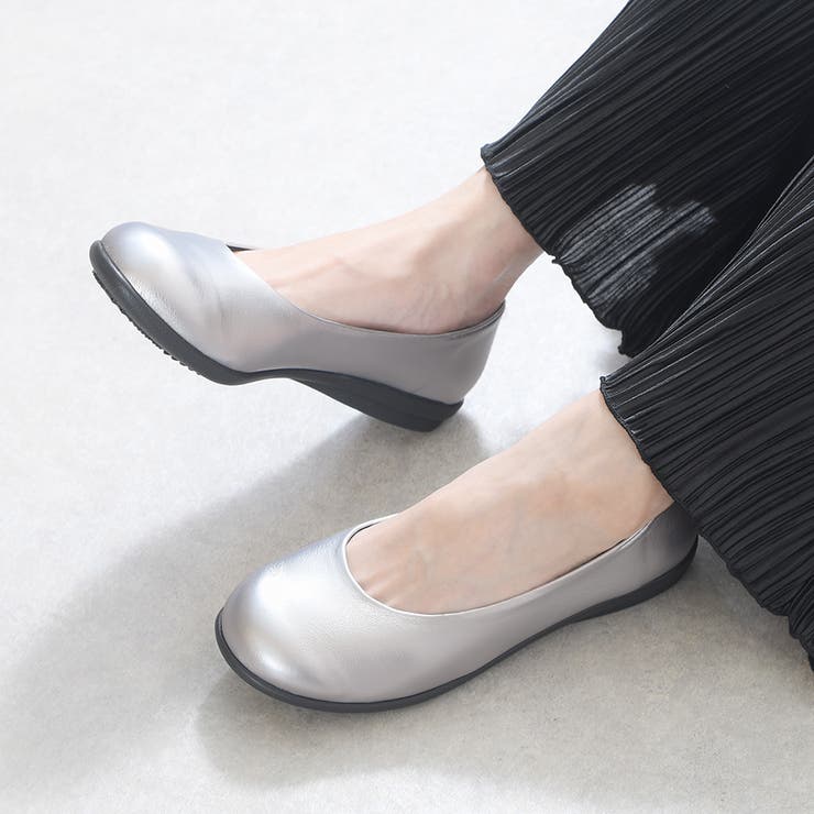 シルバー | パンプス フラットシューズ ローヒール | shop kilakila