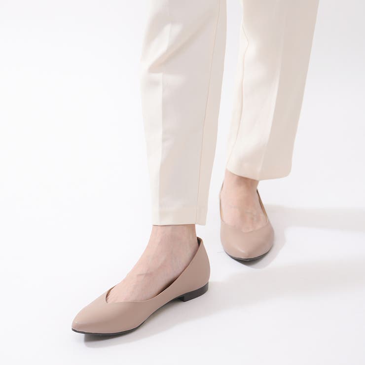 ベージュ | パンプス ポインテッドトゥ Vカット | shop kilakila
