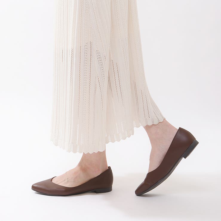 ブラウン | パンプス ポインテッドトゥ Vカット | shop kilakila