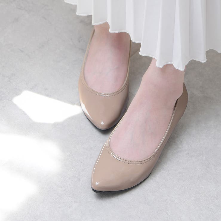 エナメルオークベージュ | パンプス レディース ポインテッドトゥ | shop kilakila