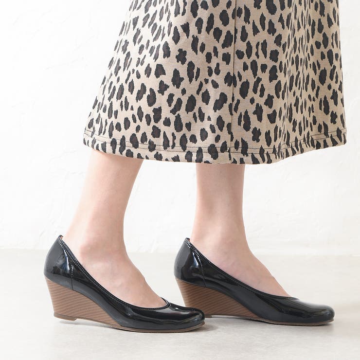 エナメルブラック[防水] | パンプス 痛くない 柔らかい | shop kilakila