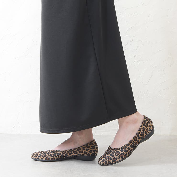ヒョウ | パンプス アーモンドトゥ フラットシューズ | shop kilakila