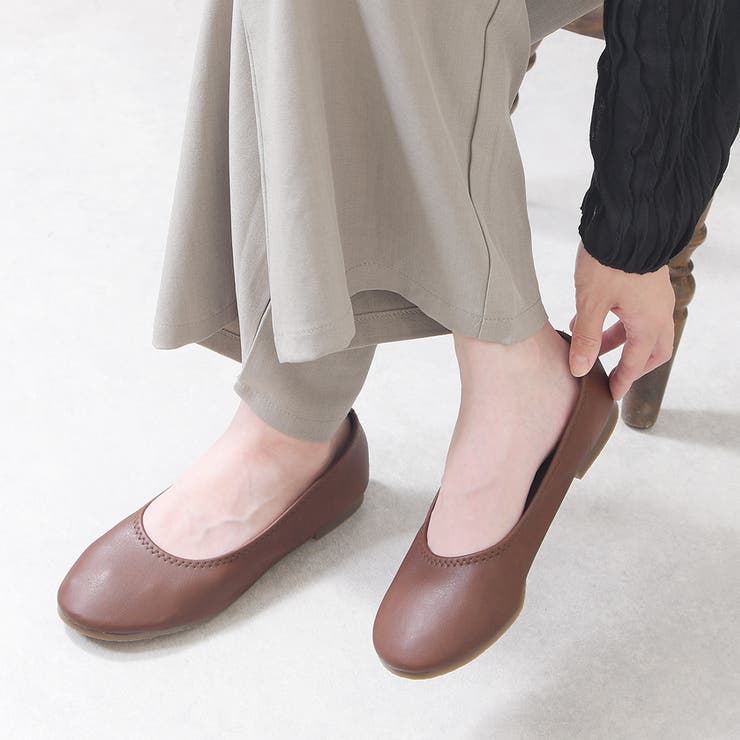 ダークブラウン | パンプス フラットシューズ 痛くない | shop kilakila