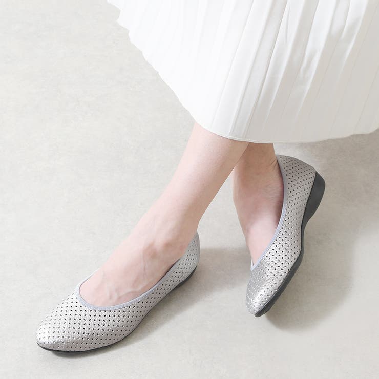 シルバー | パンプス フラットシューズ ローヒール | shop kilakila
