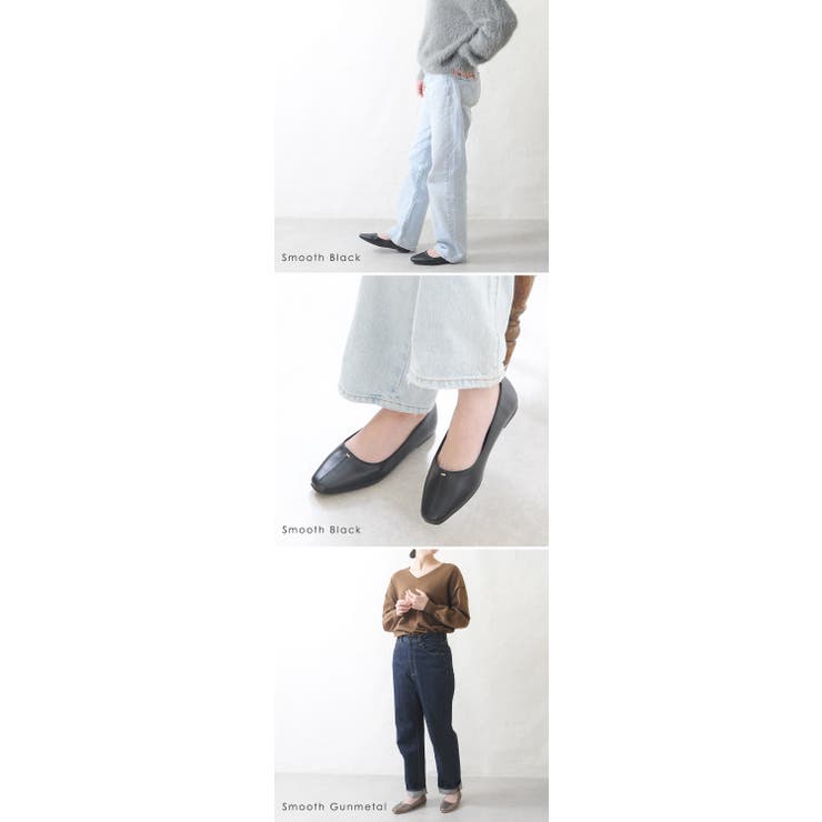 パンプス フラットシューズ スクエアトゥ | shop kilakila | 詳細画像9 