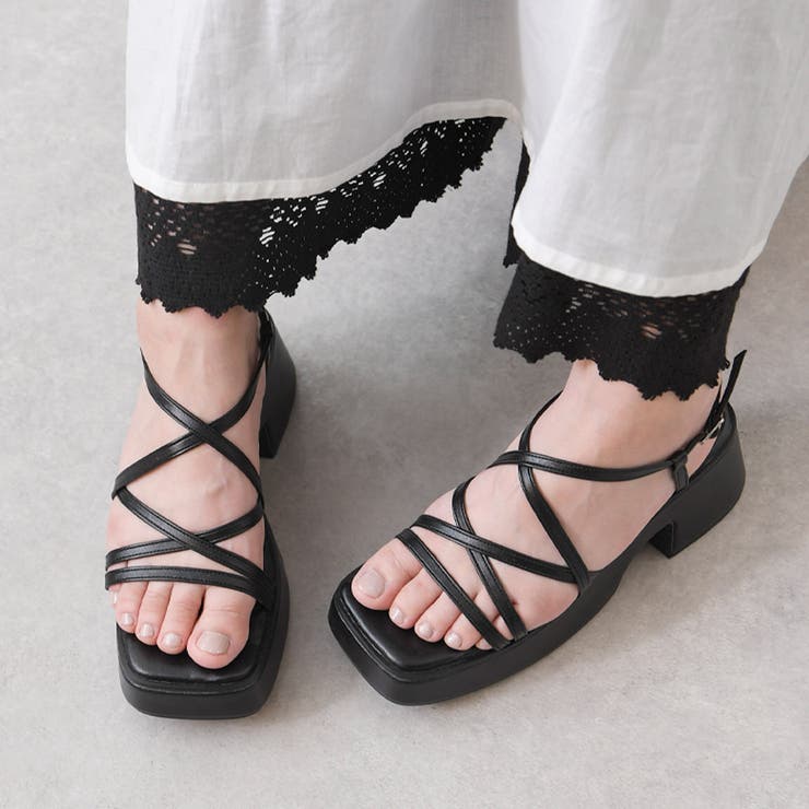 ブラック | サンダル レディース 厚底 | shop kilakila