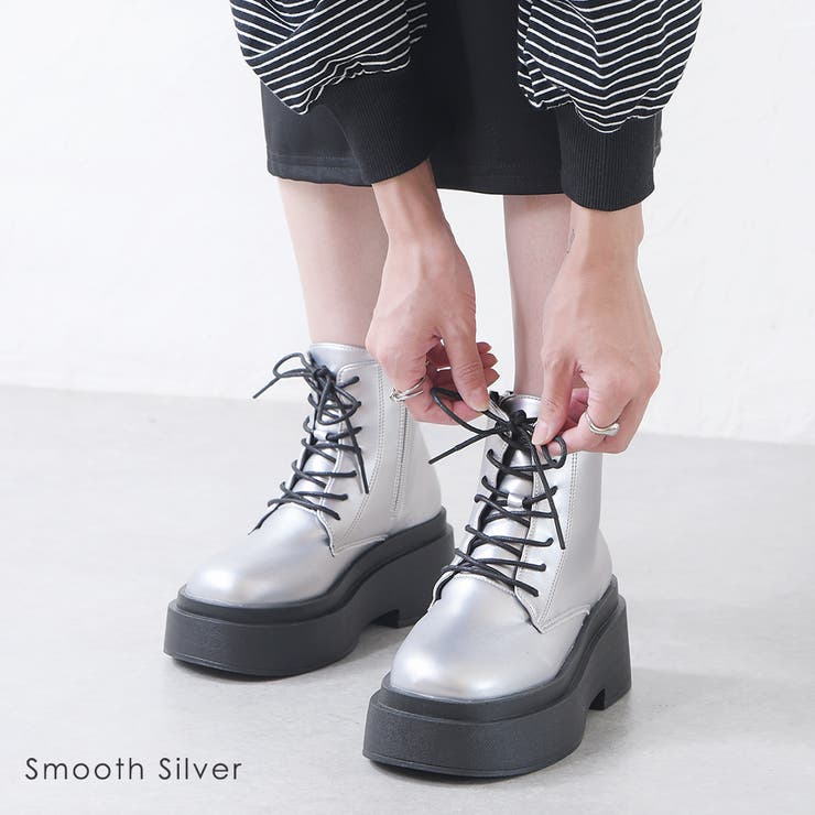 ショートブーツ レディース 厚底[品番：KLAS0003286]｜shop
