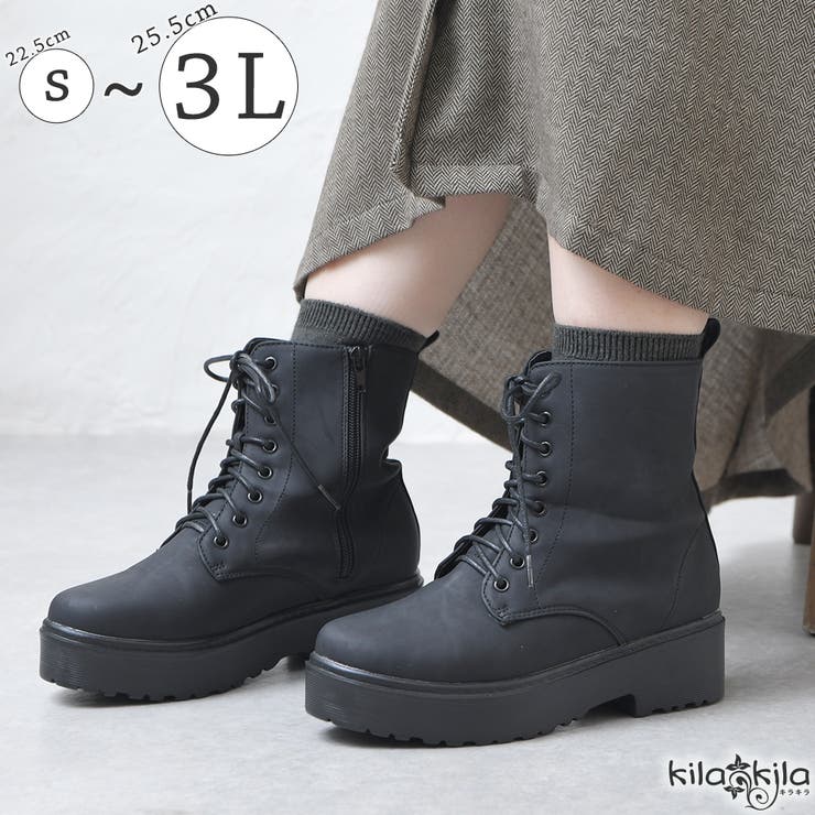 ショートブーツ レディース ローヒール | shop kilakila | 詳細画像1 