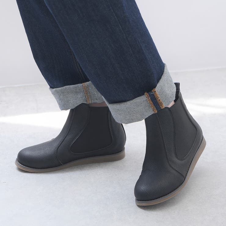 ブラック | サイドゴアブーツ レディース ショートブーツ | shop kilakila