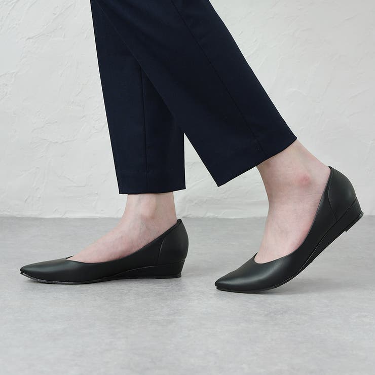 ブラック | パンプス 痛くない ローヒール | shop kilakila