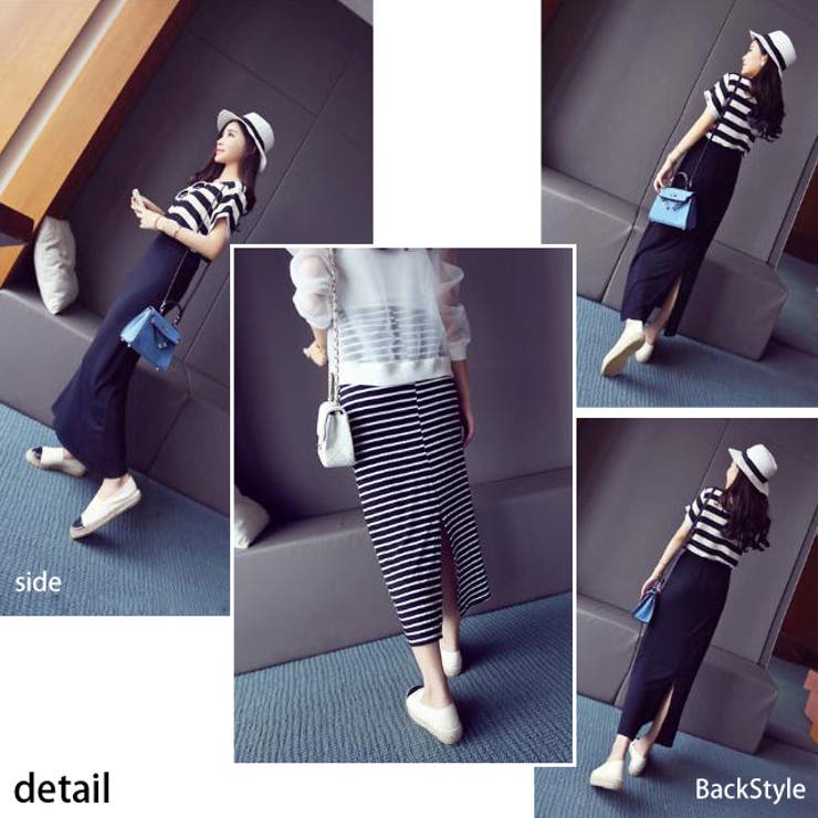 カットソー生地ロングタイトスカート ロング丈 | ShopNikoNiko | 詳細画像7 